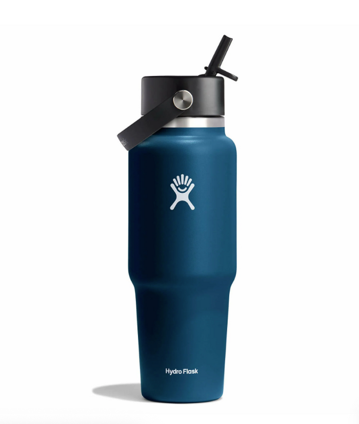 32 oz Wide Flex Straw Travel Bottle