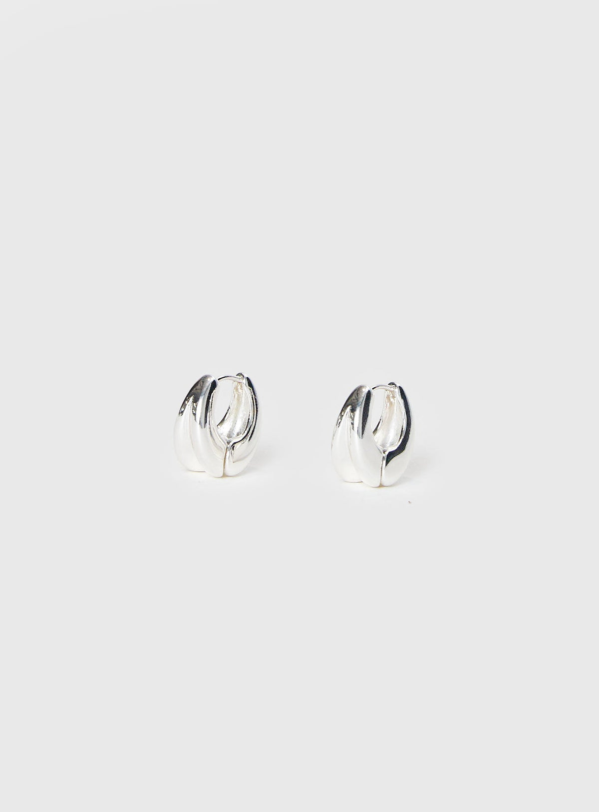 Film Noir Earrings Silver