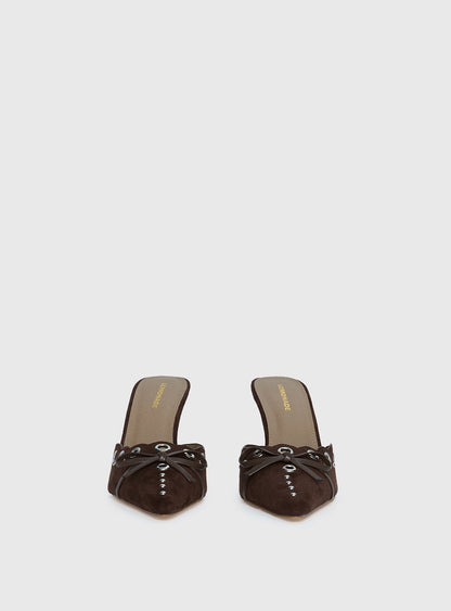 Charisma Pointed Toe Heels Brown