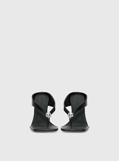 Two Summers Wedge Heels Black