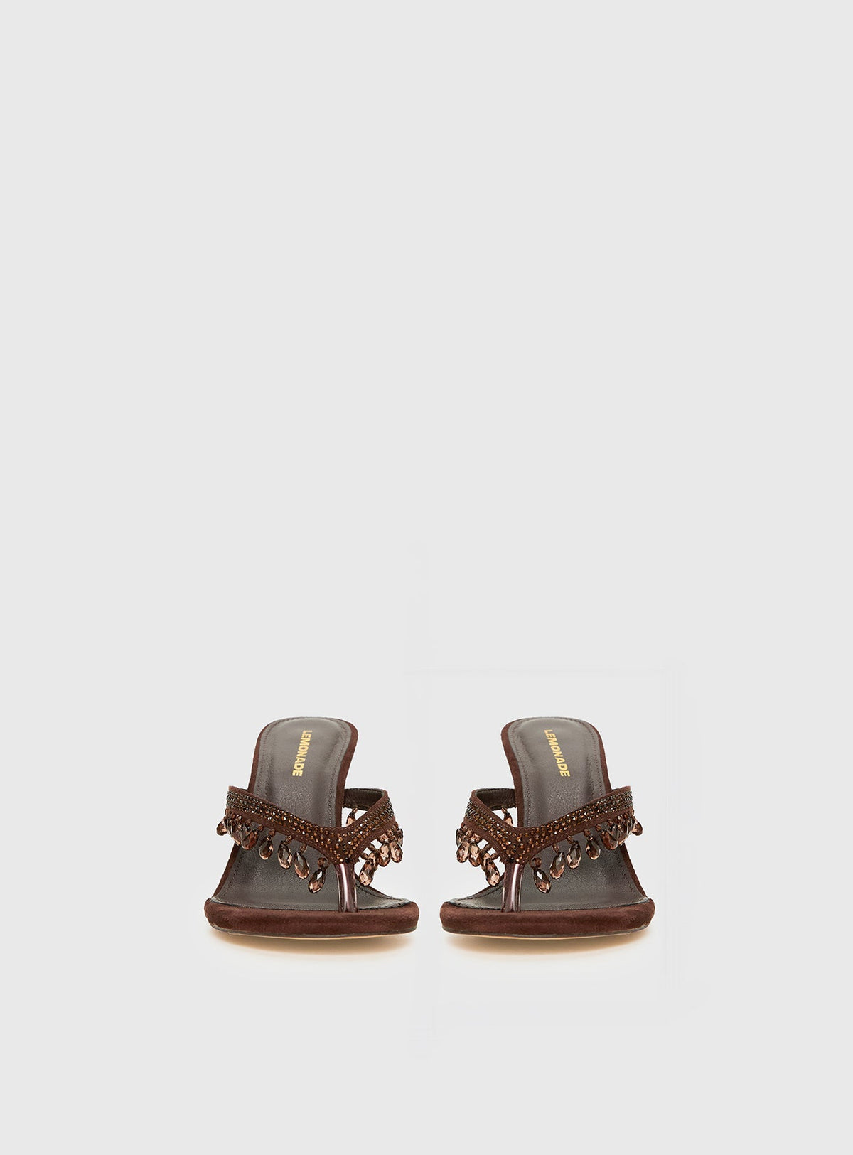 Ameliah Tassel Heels Brown