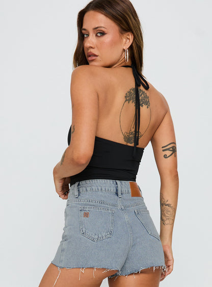 Ezekiel Nylon Top Black