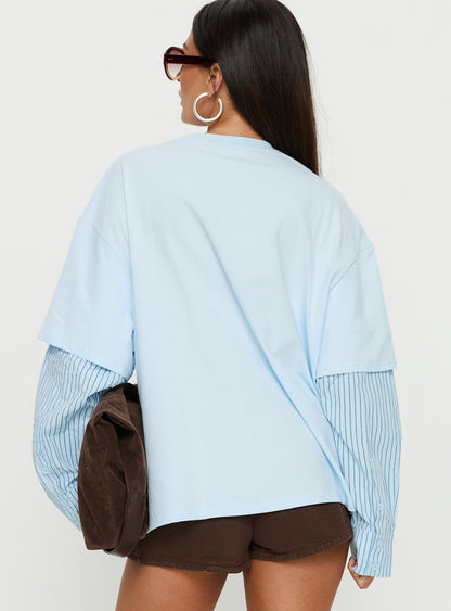 Renelle Layered Long Sleeve Top Multi