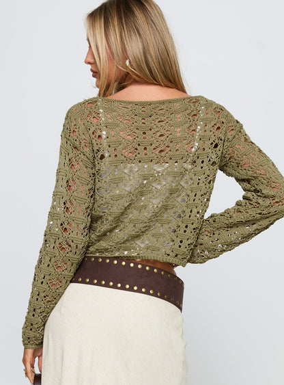 Birdena Sweater Green