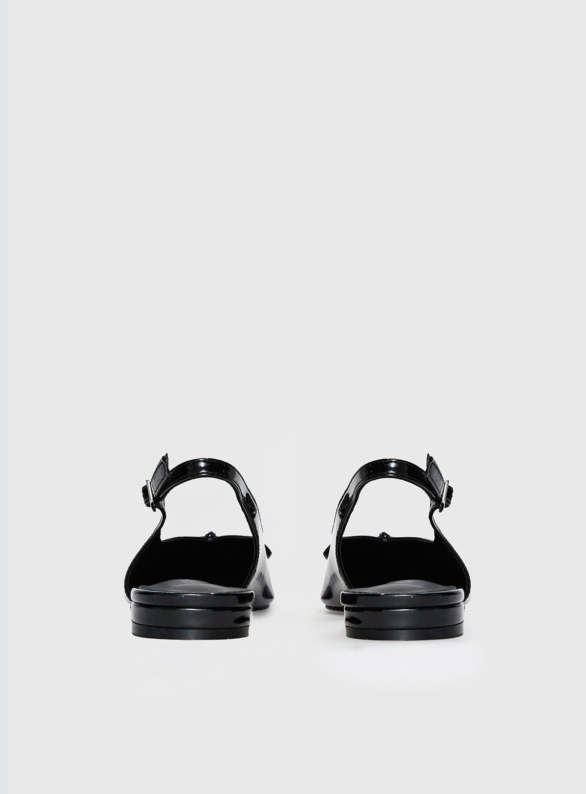 Therapy Lavin Pointed Toe Flats Black Patent