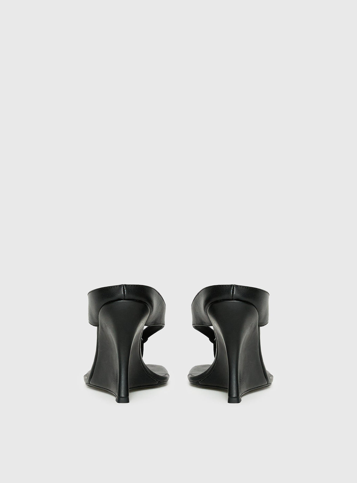 Two Summers Wedge Heels Black