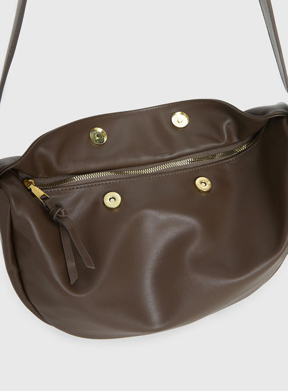 Jaxxon Slouch Shoulder Bag Brown