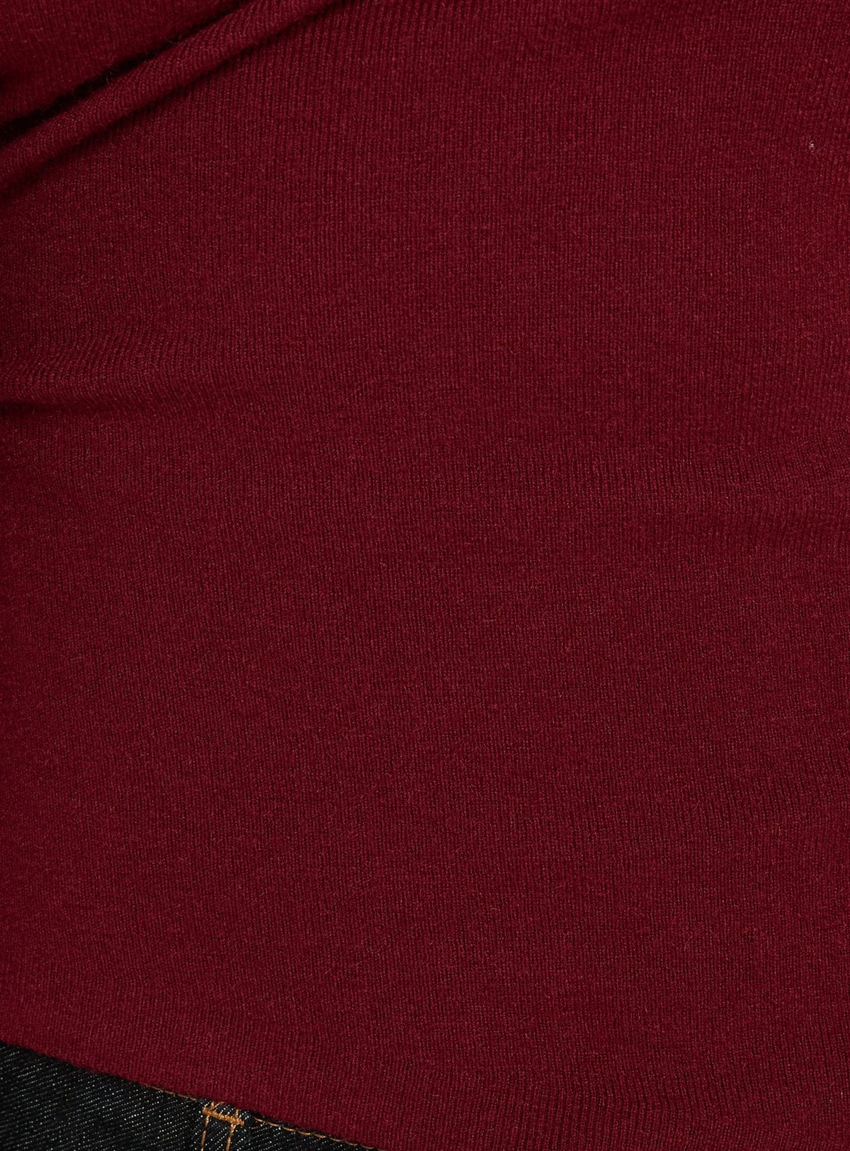 Kaelith Off Shoulder Knit Sweater Wine