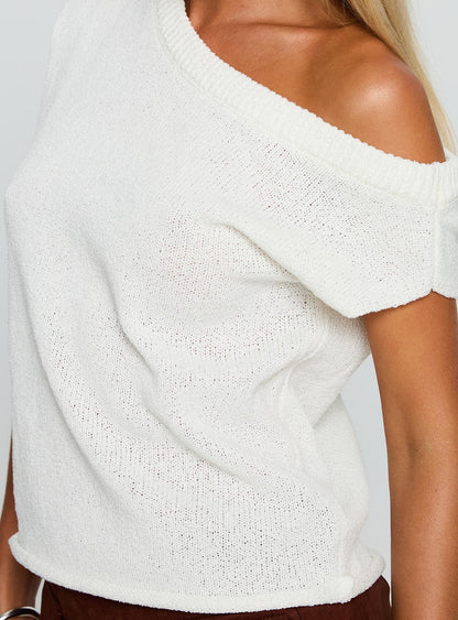 Ashfield Off Shoulder Top White