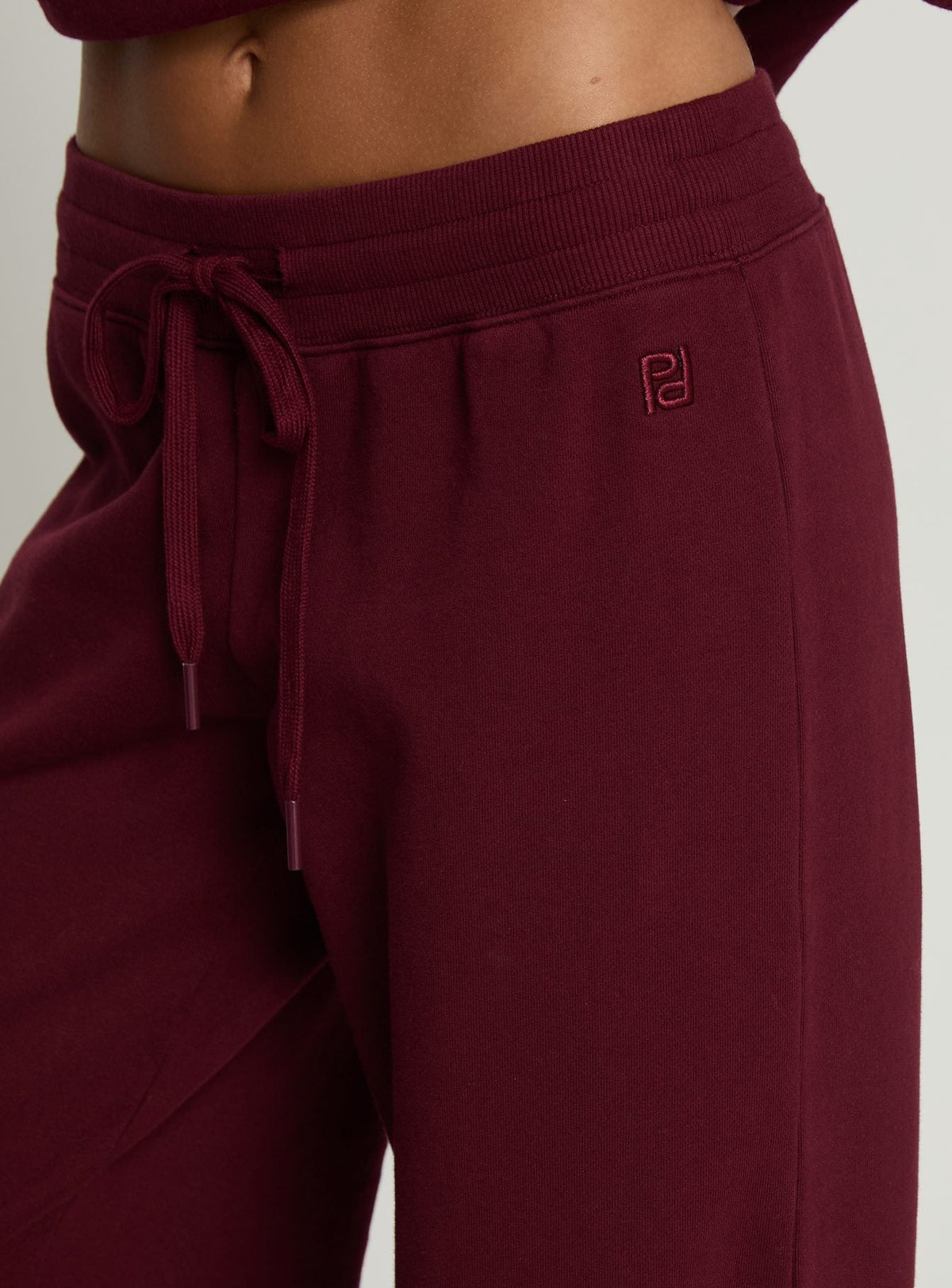 Dodie Wide Leg Pants Washed Currant