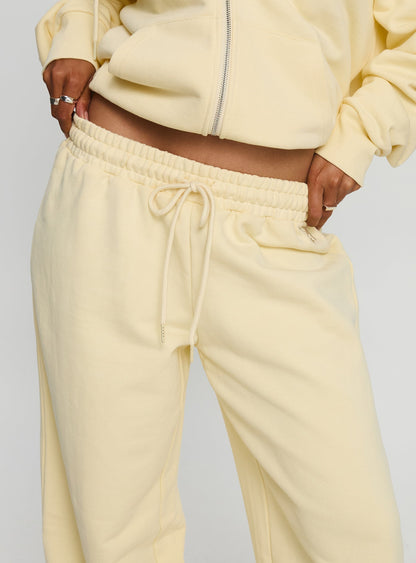All Day Straight Leg Sweatpants Butter Yellow