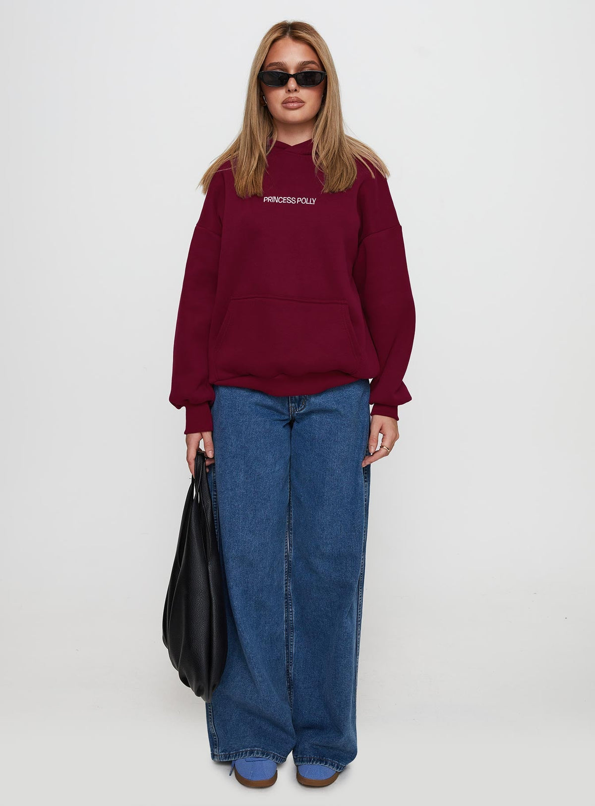 Princess Polly x Butterfly Foundation Charity Merch Hoody Wine