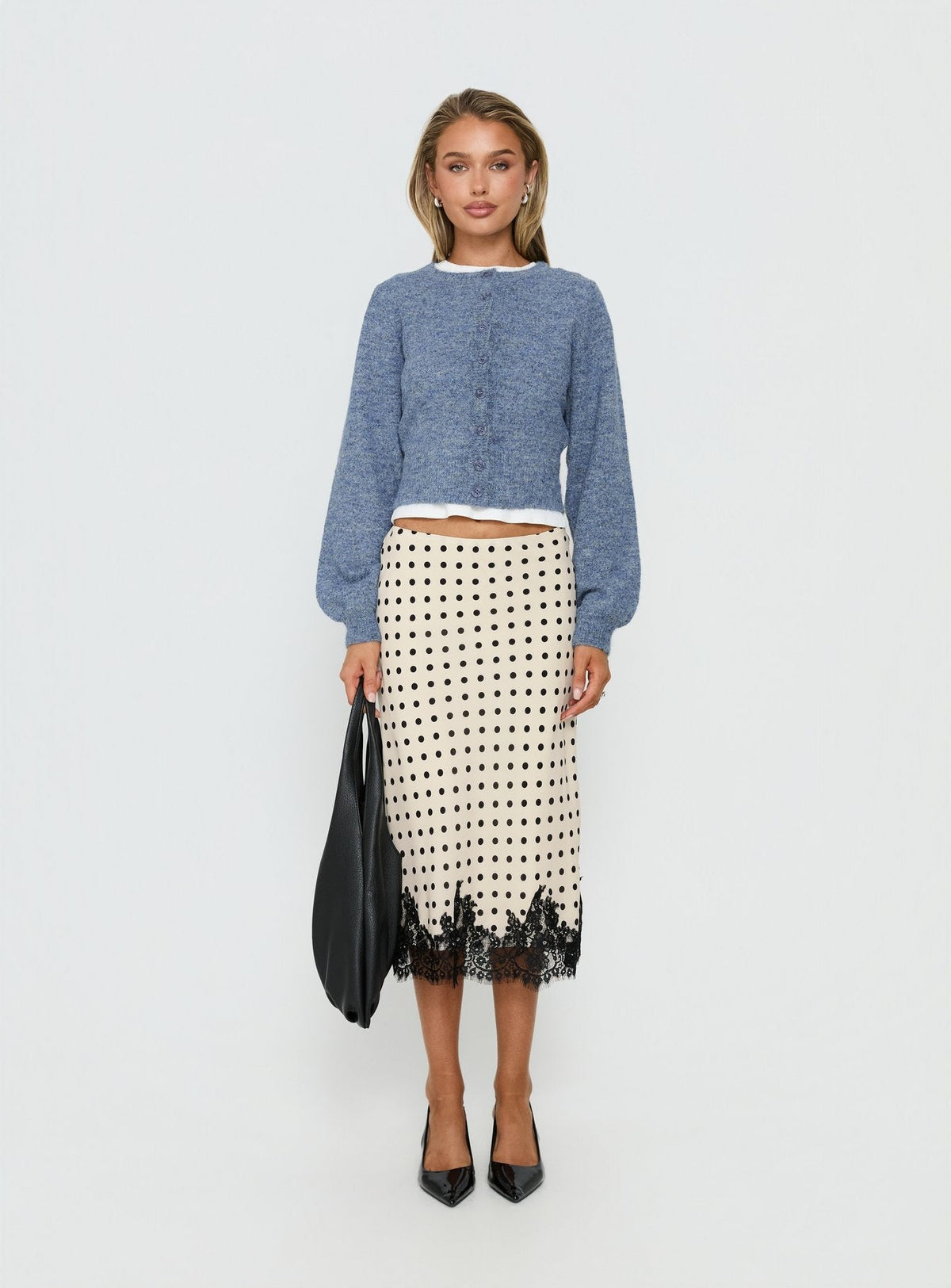 Dawsen Button Down Cardigan Navy