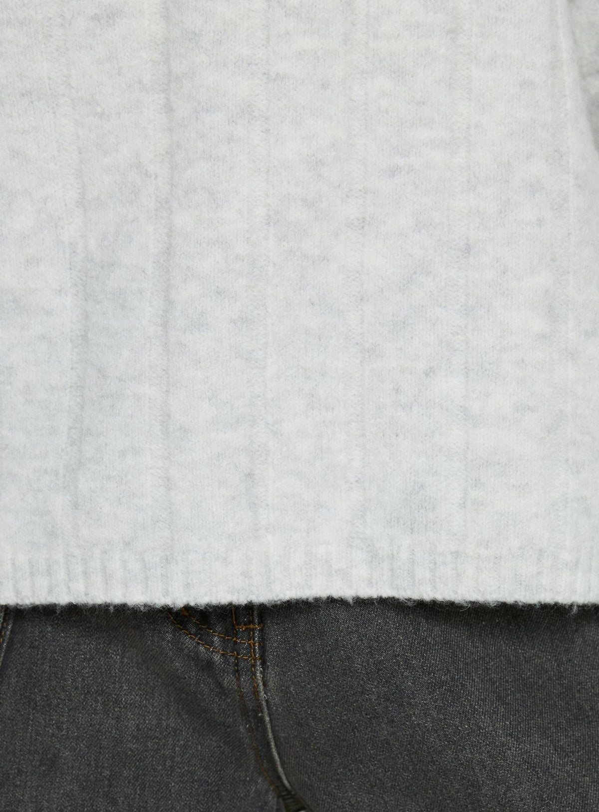 Main Thing Knit Sweater Grey Marle