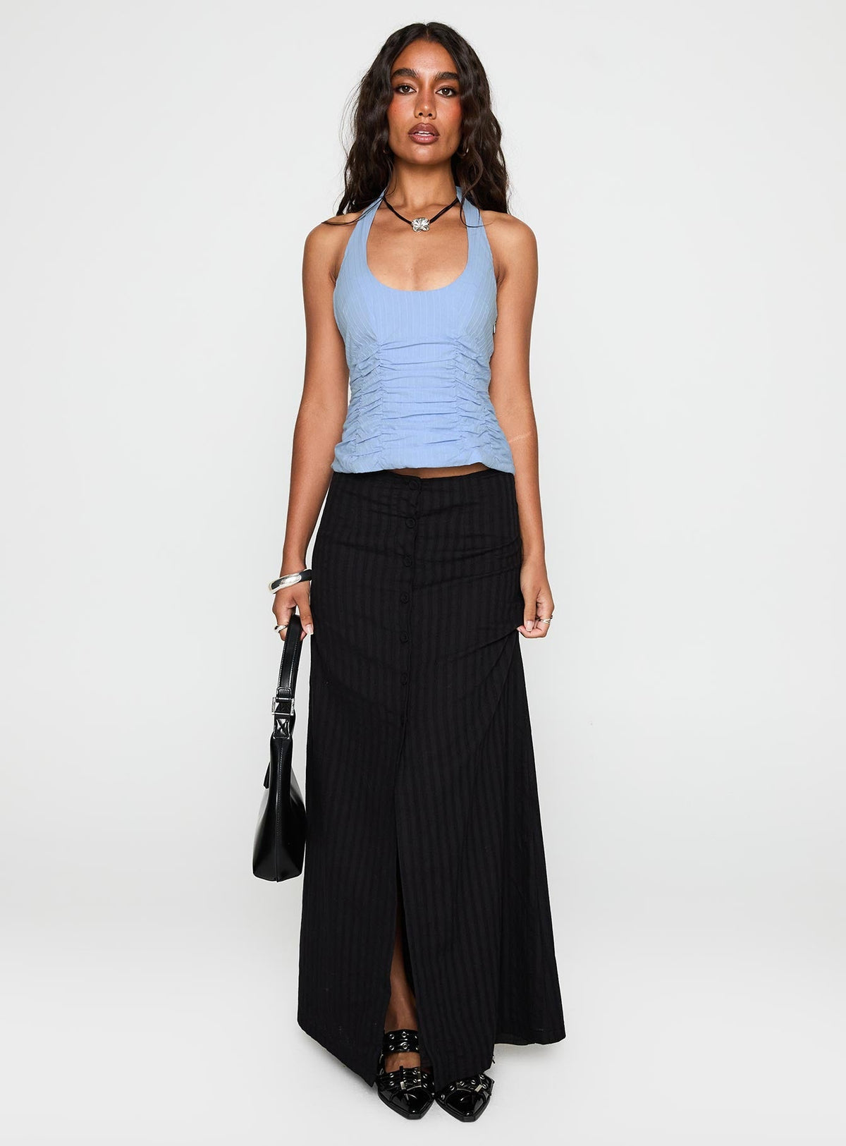 Nataliya Halter Top Blue