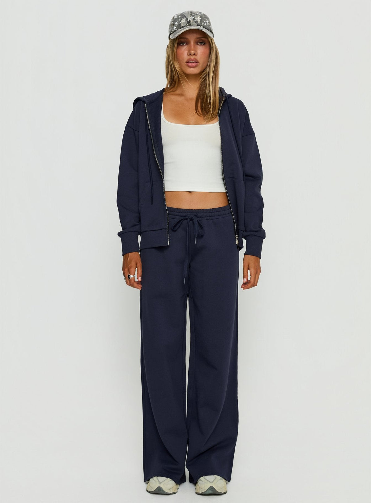 Dodie Wide Leg Pants Navy