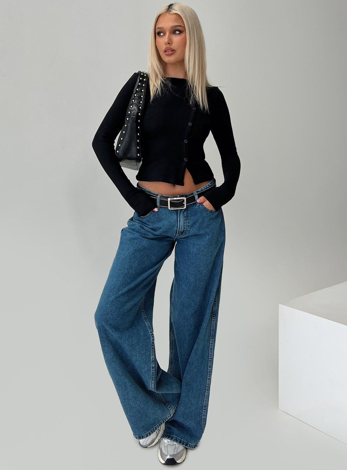 Passoni Long Sleeve Top Black
