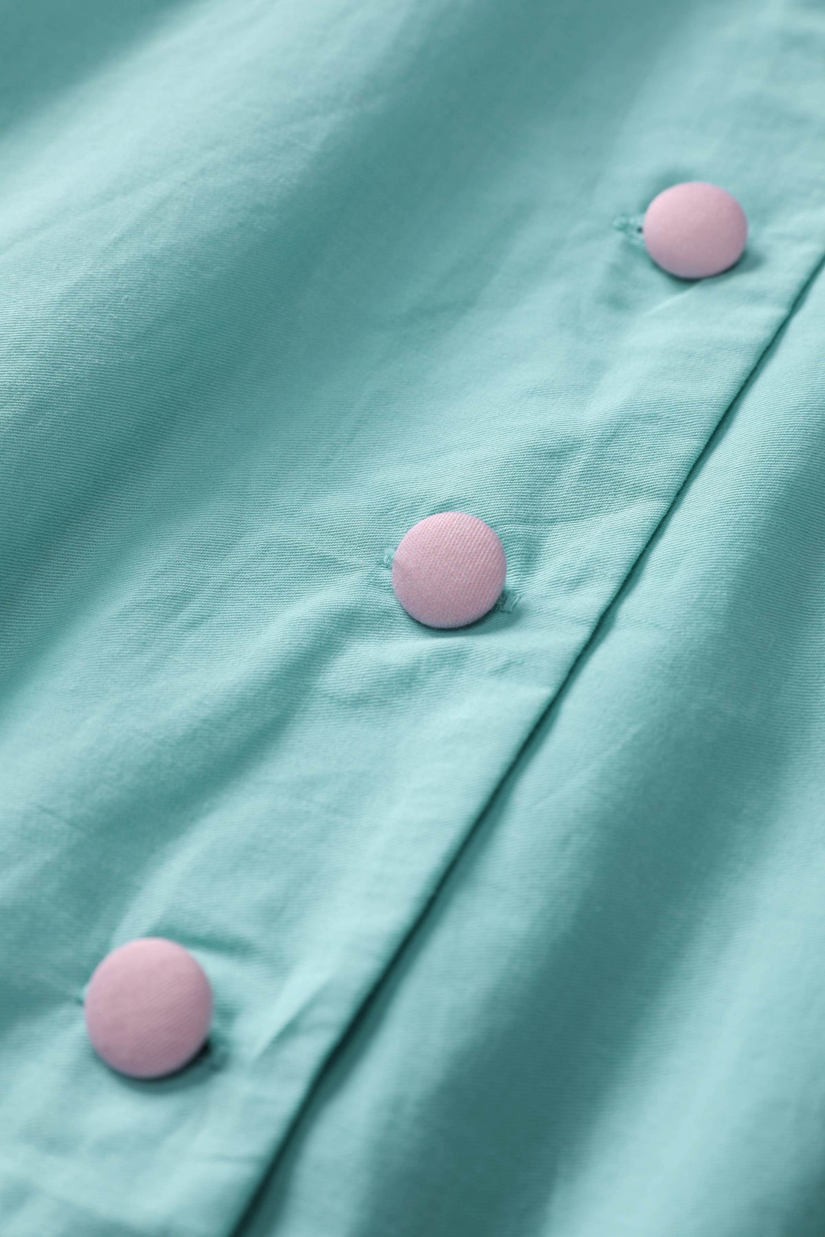 Mollie Baby Blue Full Circle Shirt Dress