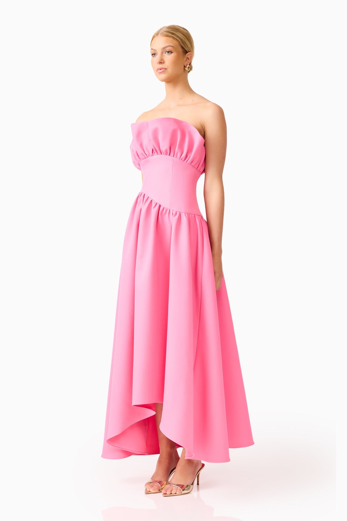 Laurel Sleeveless Maxi Dress in Pink