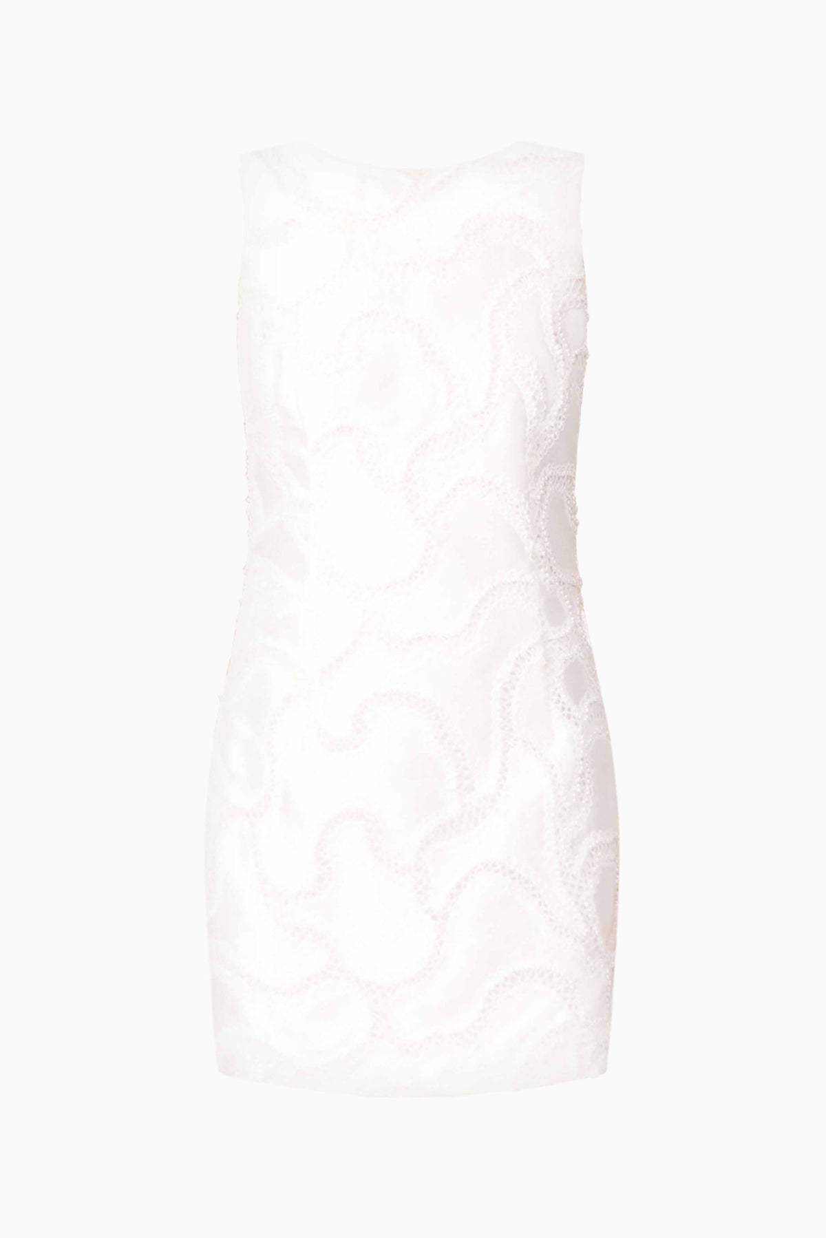 Elara Shift Dress in White