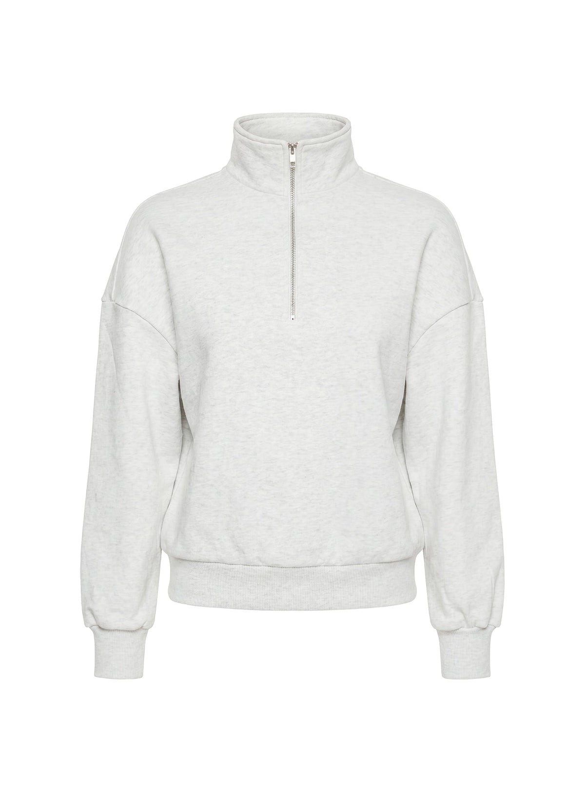 Rozanna 1/4 Zip Jumper Grey Marle