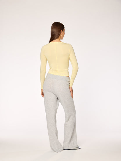 SMOOTH - Longsleeve • Lemon