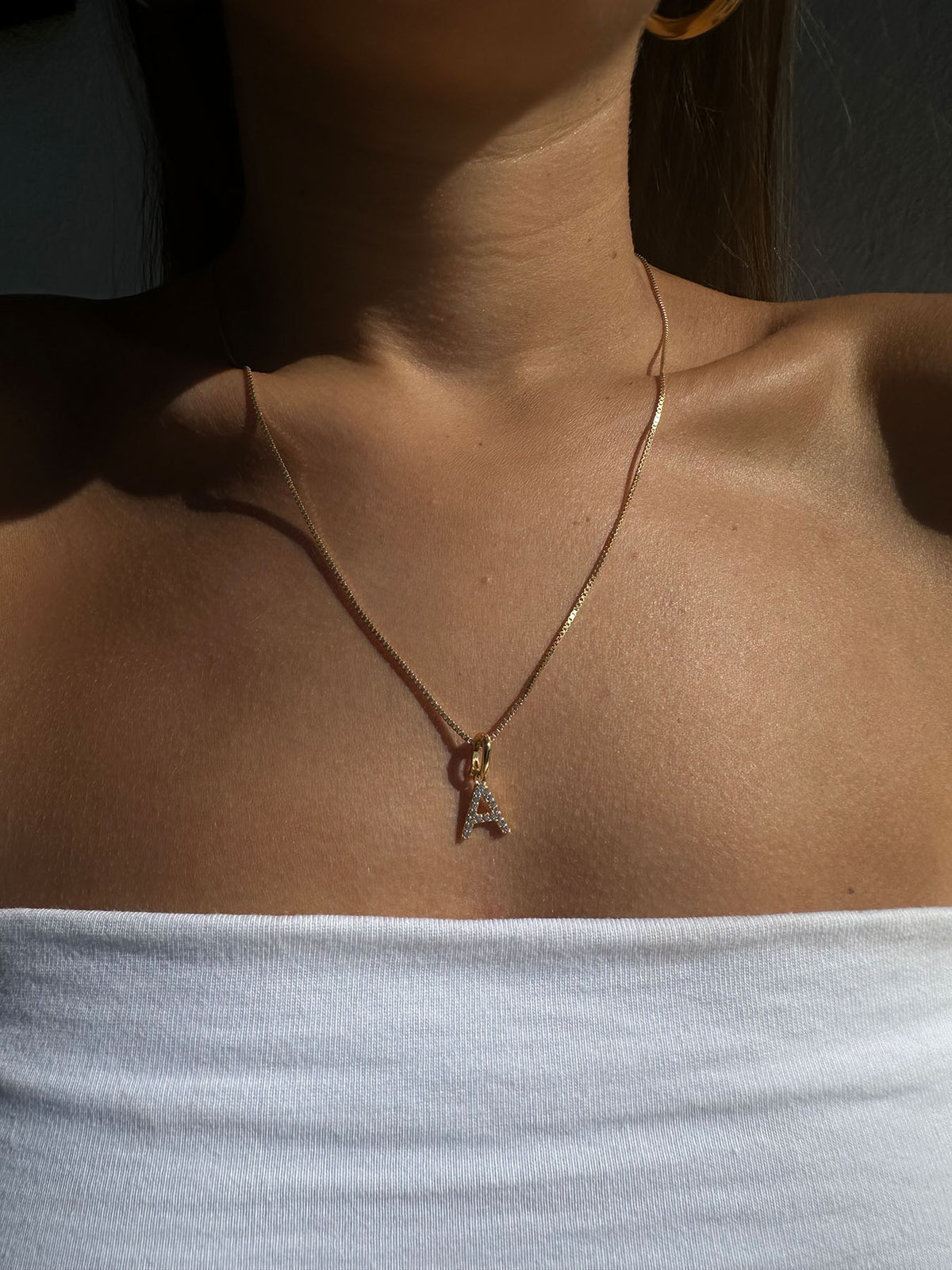 INITIAL - Charm • Color: Gold Vermeil