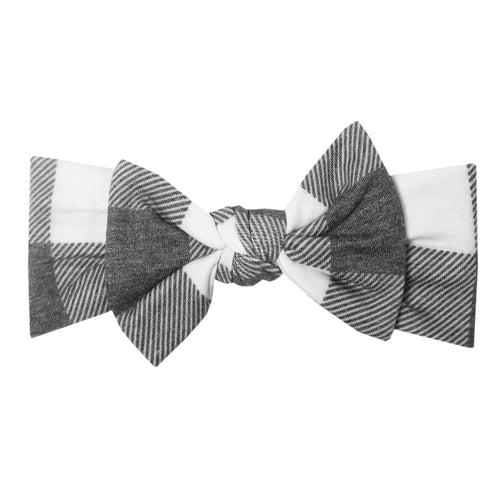 Knit Headband Bow - Scotland