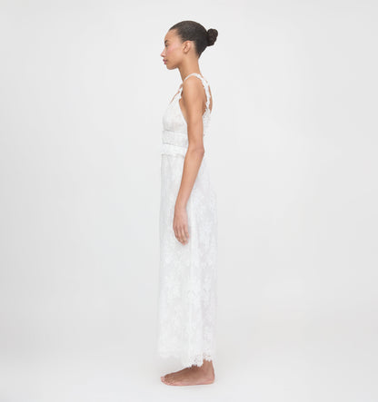 The Bonnie Nightgown - White Magnolia Lace
