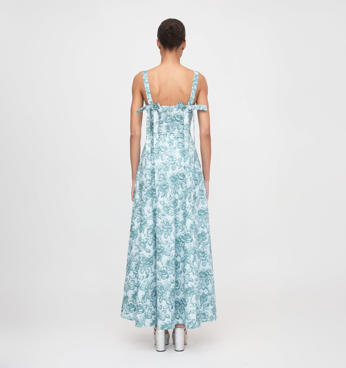 The Briony Dress - Ikat Garden Rose