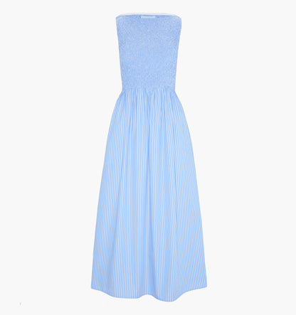 The Cosima Nap Dress - Blue Stripe