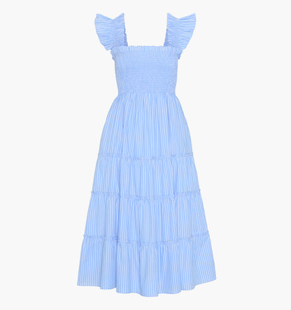 The Ellie Nap Dress - Blue Stripe