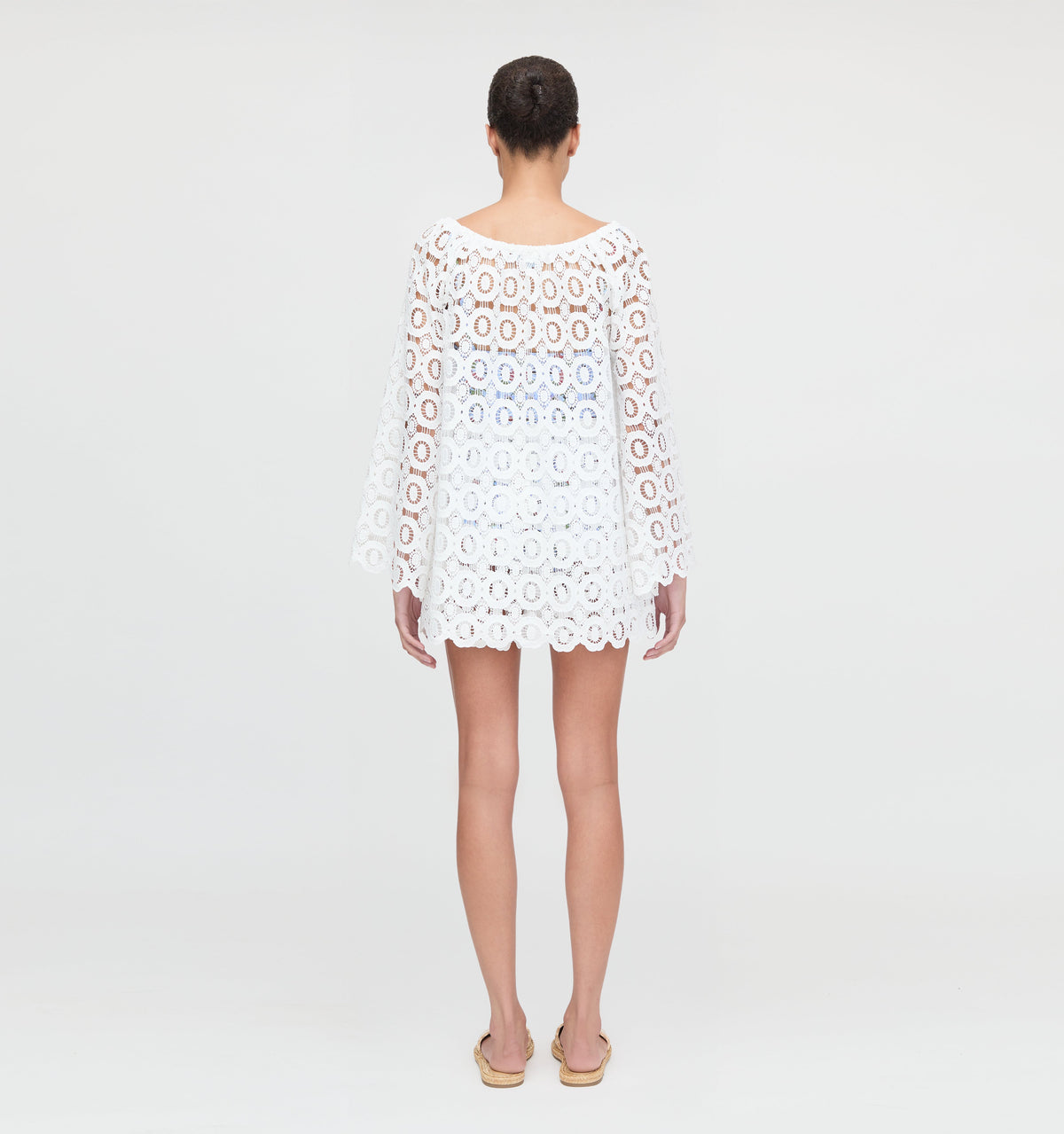 The Enella Tunic - White Broderie