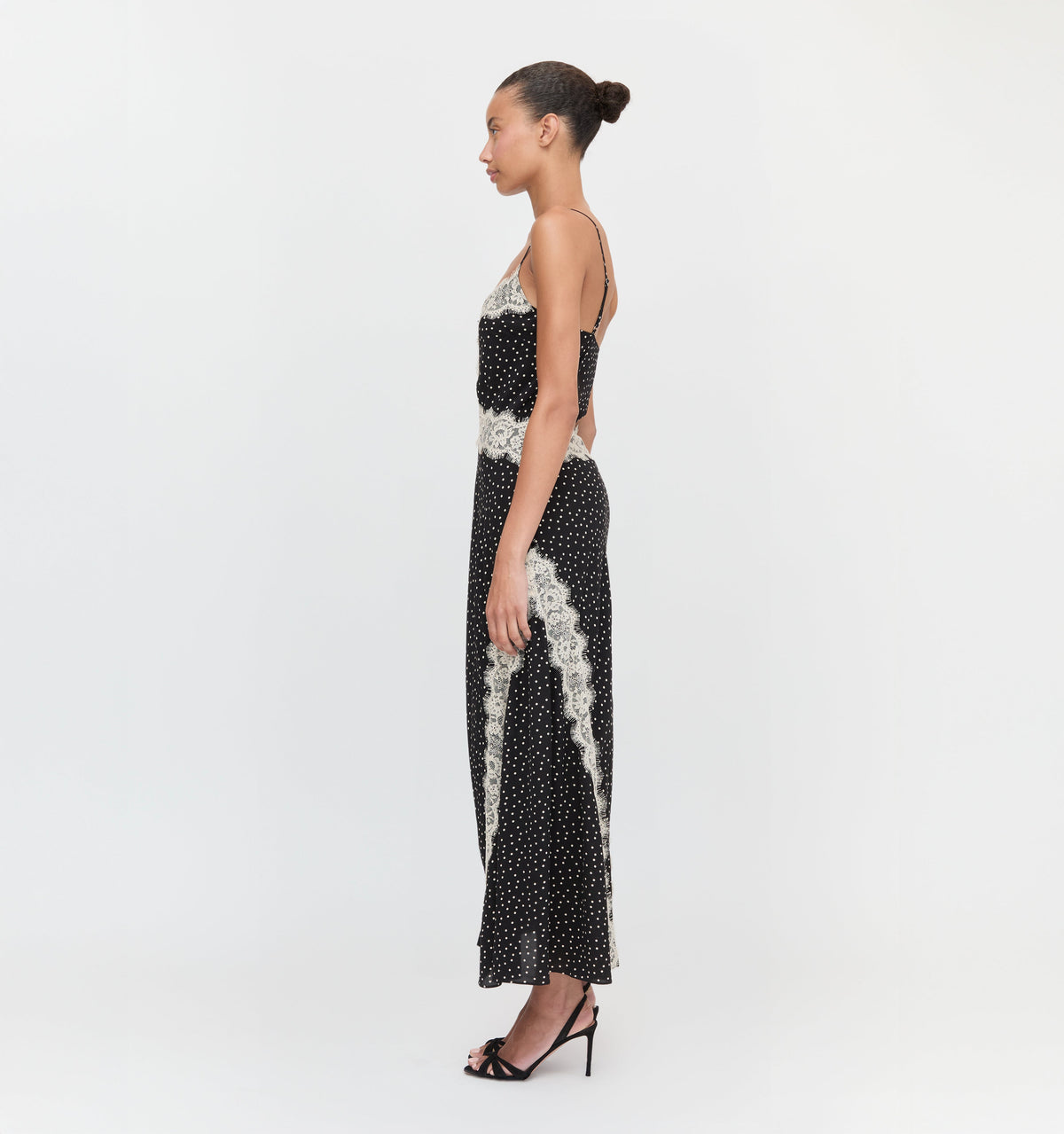 The Francesca Dress - Black Polka Dot