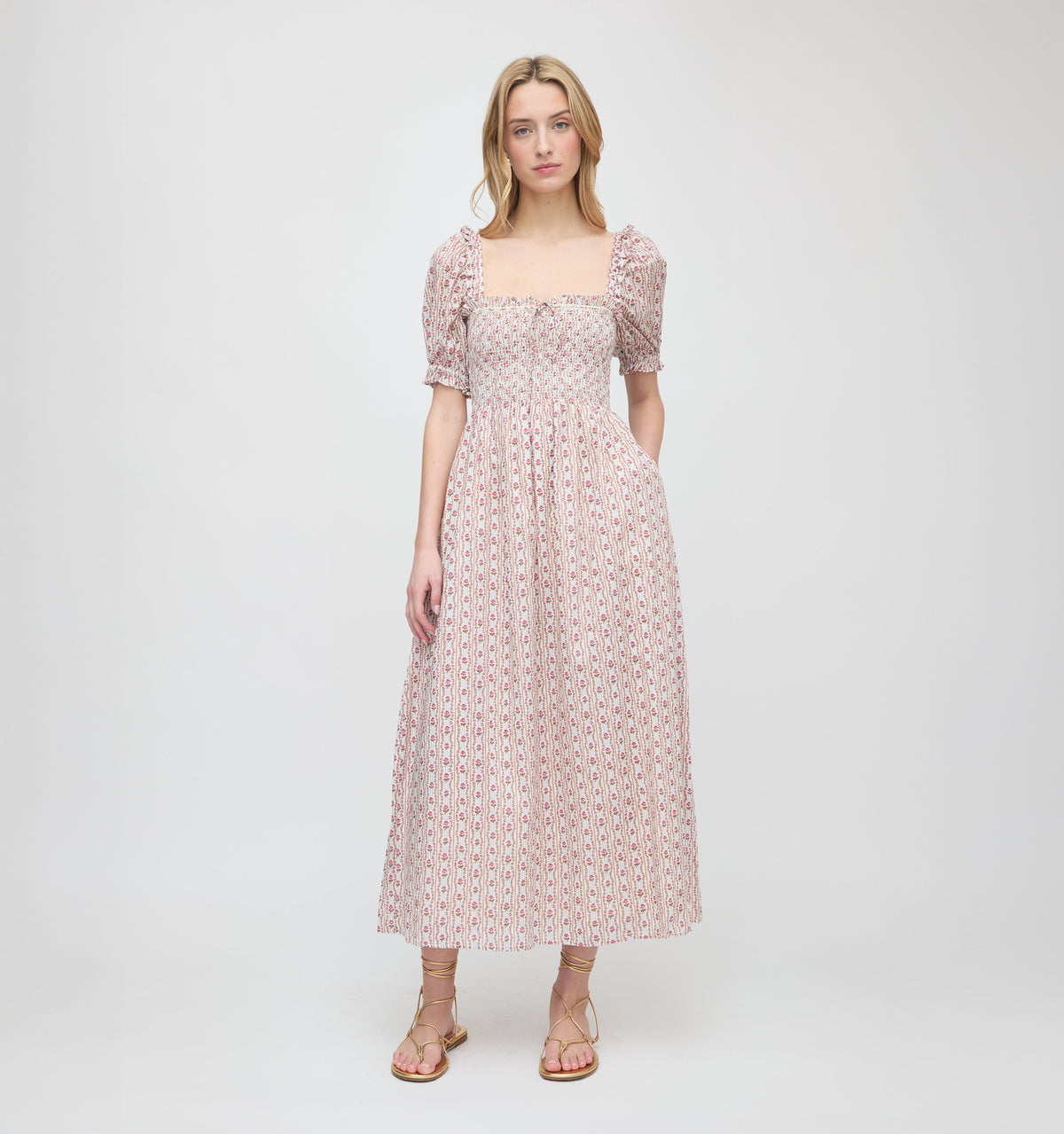 The American Girl® x Hill House Scarlett Nap Dress - Felicity's Historical Print