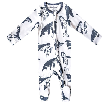 Zip-Up Footie Pajama - Cove