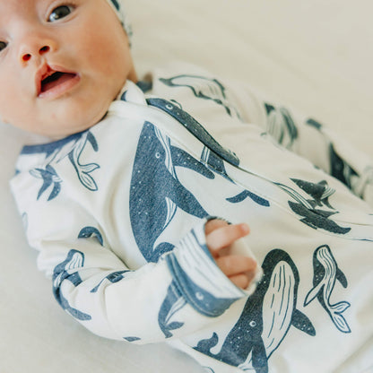 Zip-Up Footie Pajama - Cove