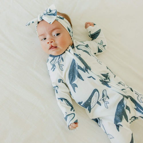 Zip-Up Footie Pajama - Cove