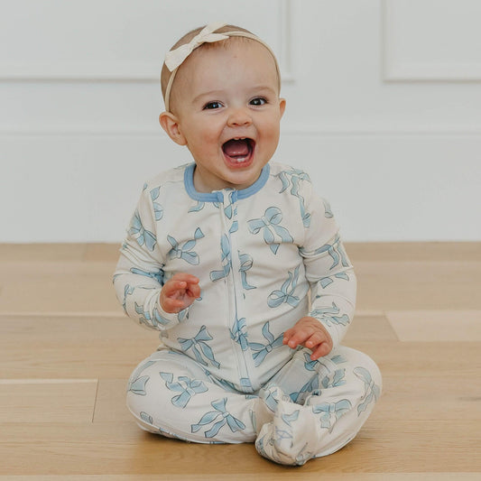 Zip-Up Footie Pajama - Daphne