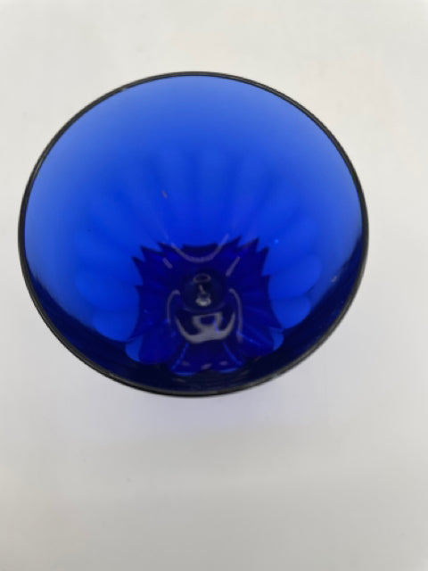 ACRYLIC WINE GOBLET IN COBALT