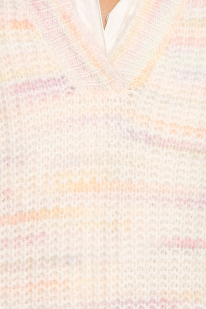 KNITWEAR Alyx Spacedye Polo Sweater - Pink Multi