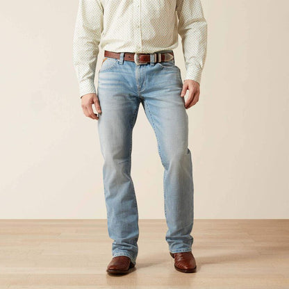Ariat Men's M4 Relaxed Lucas Straight Leg Jeans in Morello