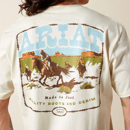 Ariat Men's Pulp Western T-Shirt in Turtledove