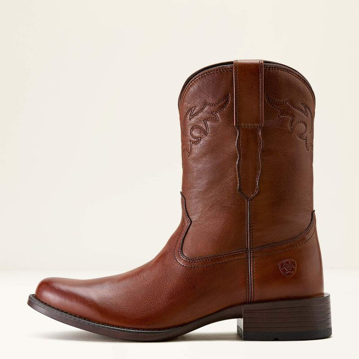 Ariat Men's Sonoro Roper Toe Boot in Cinnamon Brown