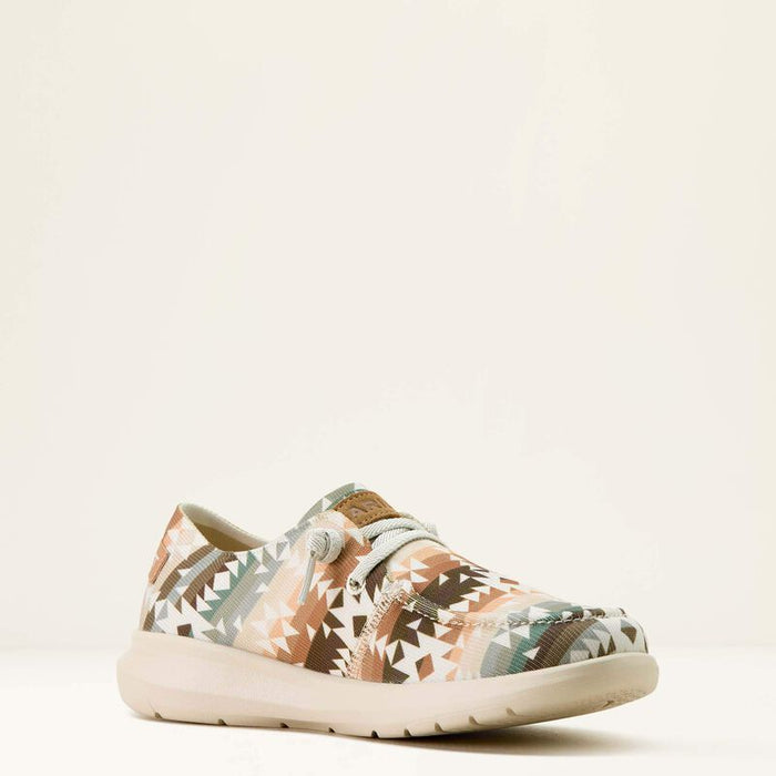Ariat Women's Hilo Shoe in Natural Southwest Print
