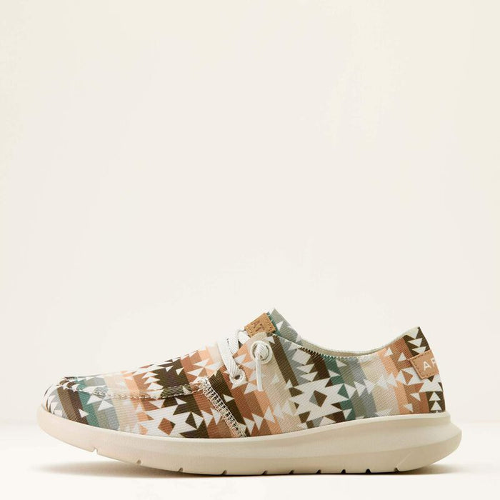 Ariat Women's Hilo Shoe in Natural Southwest Print