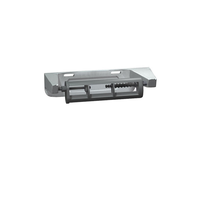 ASI 0263-1 Toilet Paper Holder Single Controlled Delivery Surface Mounted - Silver Grey - Prestige Distribution