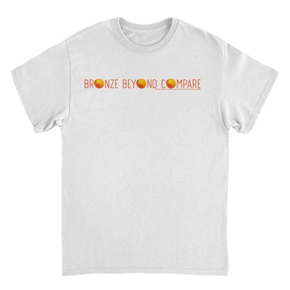 Bain De Soleil Bronze Beyond Compare Retro Sunscreen White T-Shirt