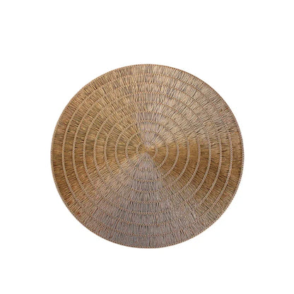BASKETWEAVE PLACEMAT IN GOLD