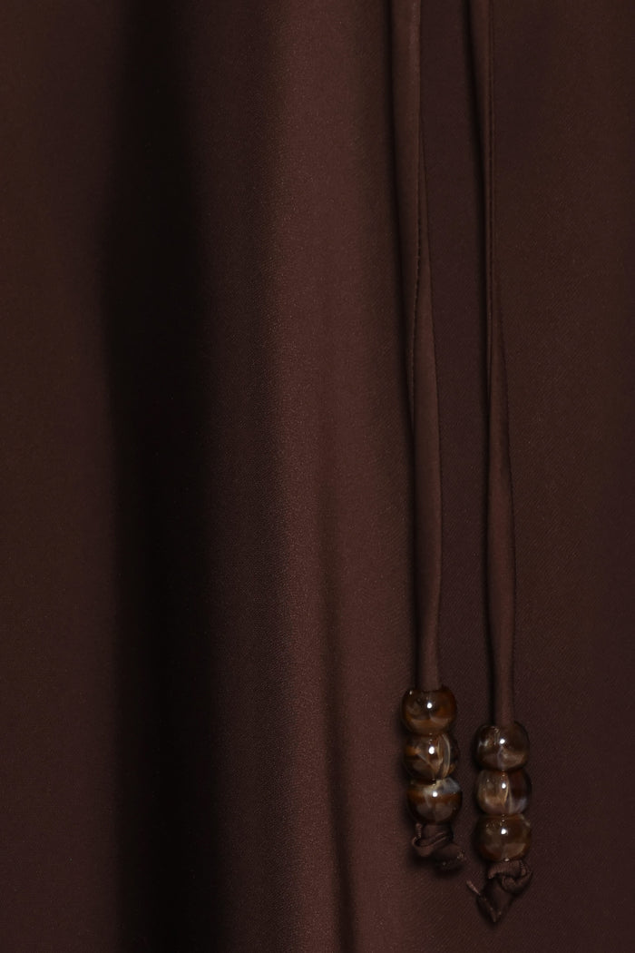 BOTTOMS Bayley Midi Skirt - Chocolate Brown